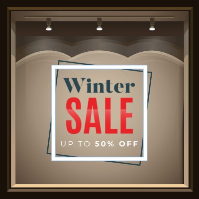 Up to 50% red-black, Εκπτωτικά, Αυτοκόλλητα βιτρίνας, 8